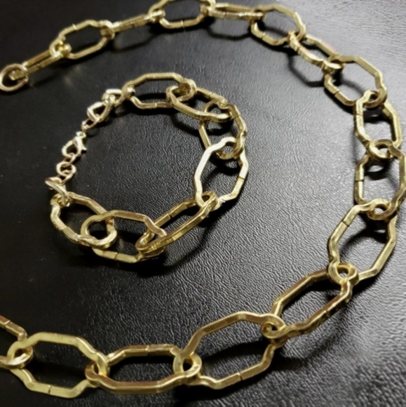 New Chunky Necklace & Bracelet Set - Picture 2 of 2